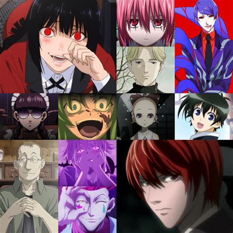 male psychopath anime characters|The most psychopathic anime characters .